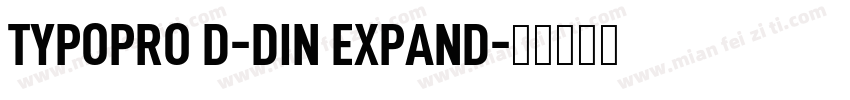 TYPOPRO D-DIN EXPAND字体转换